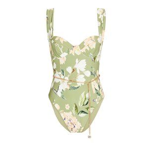 We Wore What Danielle Belted One Piece - Size XS - NWT